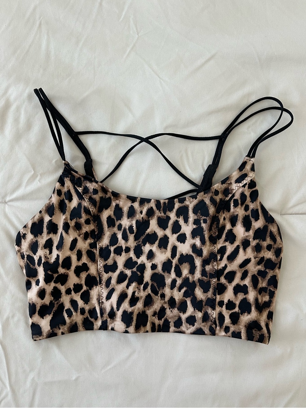 Victoria's Secret Leopard Print Strappy Bralette